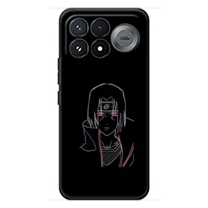 Чехлы на тему: Итачи Учиха для Xiaomi Poco F9 Pro (AlphaPrint) (силуэт Итачи)