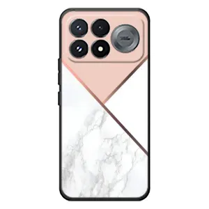 Мраморный чехол на Xiaomi Poco F9 Pro (VPrint) (Тройной мрамор)
