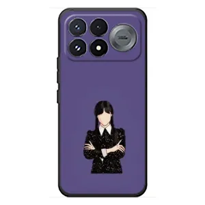 Чохли Венсдей на Xiaomi Poco F9 Pro Уенсдей (AlphaPrint) (Венздей у чорному)