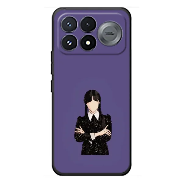 Чехол с принтом «Уэнздей в черном» для Xiaomi Poco F9 Pro