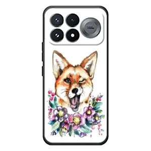 Чехлы с картинкой Лисички для Xiaomi Poco F9 Pro (VPrint) (Веселая лисичка)