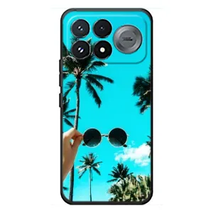 Силиконовый чехол с КАРТИНКАМИ лето для Xiaomi Poco F9 Pro (AlphaPrint) (Взгляд лето)