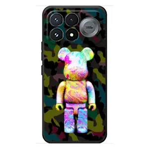 Чехлы для Xiaomi Poco F9 Pro - Bearbrick Louis Vuitton (PREMIUMPrint) (Яркий Bearbrick)