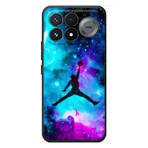 Чехлы для Xiaomi Poco F9 Pro - с картинкой JORDAN (AlphaPrint) (Яркий Джордан)