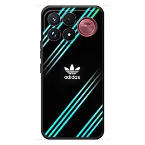 Чехлы Адидас для Xiaomi Poco F9 Ultra (AlphaPrint) (Адидас с полосами)