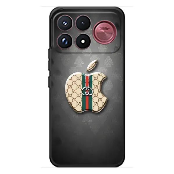 Чехол с принтом «Apple gucci» для Xiaomi Poco F9 Ultra