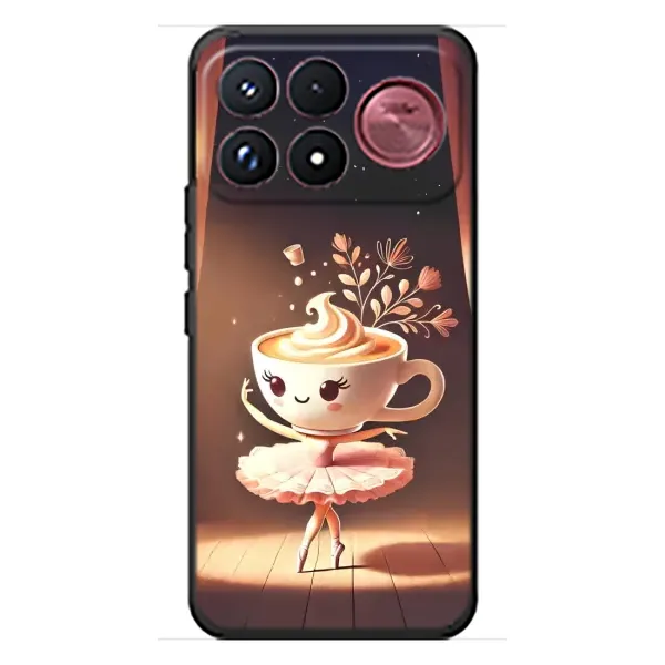 Чохол з принтом «Балерина капучина» для Xiaomi Poco F9 Ultra