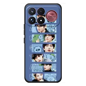 Чехлы BTS для Xiaomi Poco F9 Ultra (AlphaPrint) (Bangtan)