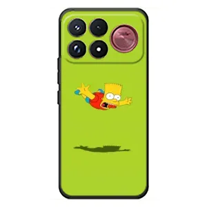Чехол с Симпсонами для Xiaomi Poco F9 Ultra (VPrint) (Барт Симпсон)