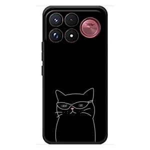 Чохол з малюнком кіт на Xiaomi Poco F9 Ultra (Байдужий кіт)