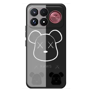 Чехлы для Xiaomi Poco F9 Ultra - Bearbrick Louis Vuitton (PREMIUMPrint) (БеарБрик глаза)
