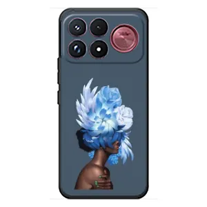 Чехлы (ART) Цветы на Xiaomi Poco F9 Ultra (VPrint) (Цветы на голове)