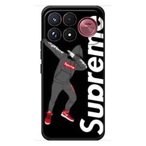 Чехол для Xiaomi Poco F9 Ultra с картинкой Supreme (AlphaPrint) (Деб Суприм)