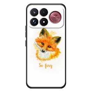 Чехлы с картинкой Лисички для Xiaomi Poco F9 Ultra (VPrint) (Девочка Лиса)