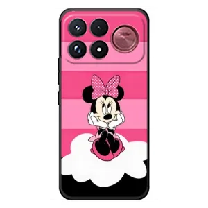 Эксклюзивный чехол для Xiaomi Poco F9 Ultra (AlphaPrint - Мультяшные) (Девочка Maus)