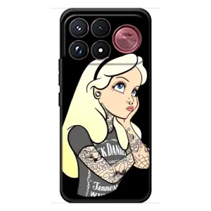 Чехол с печатью для Xiaomi Poco F9 Ultra - (Мода) (AlphaPrint) (Девочка в тату)
