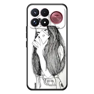 Чехол с печатью для Xiaomi Poco F9 Ultra - (Мода) (AlphaPrint) (Фото девочки)