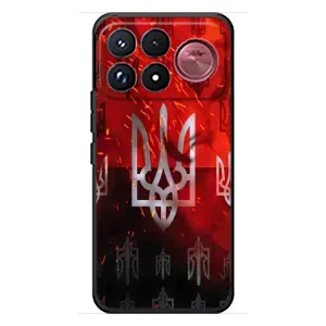 Украинские Чехлы для Xiaomi Poco F9 Ultra с картинкой УПА (AlphaPrint) (ГЕРБ УПА)