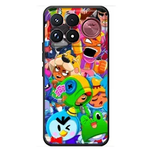 Чехол для Xiaomi Poco F9 Ultra Бравл Старс (VPrint) (герои Бравл Старс)