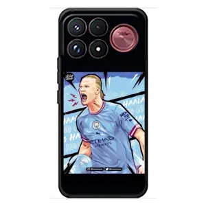 Чехлы с футболистом Ерлинг Холанд для Xiaomi Poco F9 Ultra (AlphaPrint) (гол Эрлинг Холланд)