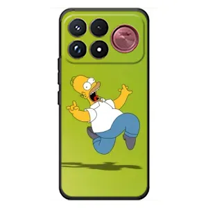 Чехол с Симпсонами для Xiaomi Poco F9 Ultra (VPrint) (Гомер Симпсон)