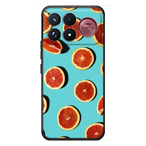 Чохол з принтом «Грейпфрут» для Xiaomi Poco F9 Ultra