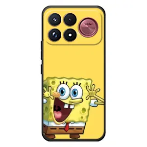 Чохол з принтом «Губка Боб» для Xiaomi Poco F9 Ultra