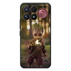 Чехол МАРВЕЛ для Сяоми Поко Ф9 Ультра (AlphaPrint) (I am Groot)