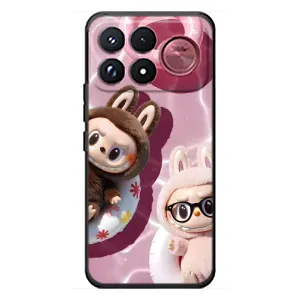 Чехол с Лабубу на Xiaomi Poco F9 Ultra