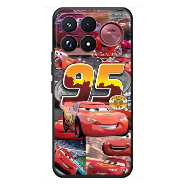 Чехол с принтом «Коллаж Молния Маквин» для Xiaomi Poco F9 Ultra