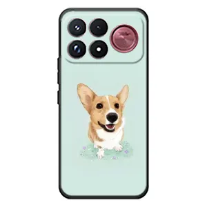 Чехлы с собаками для Xiaomi Poco F9 Ultra (VPrint) (Корги)