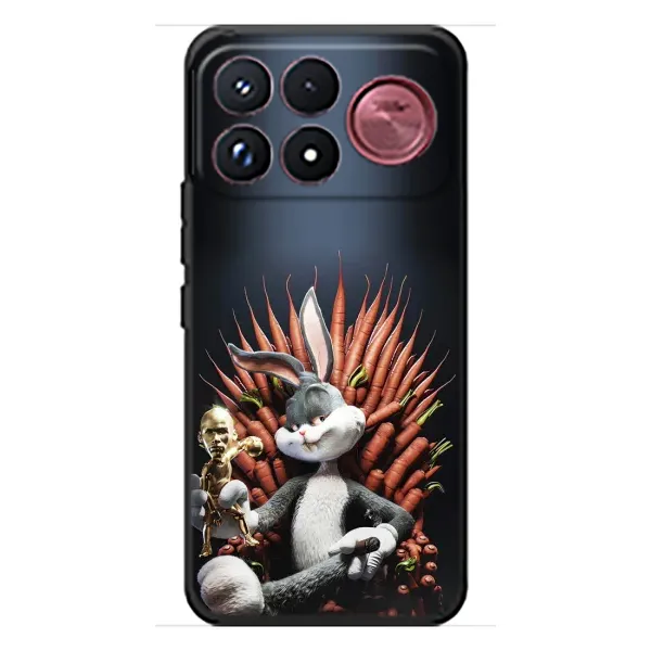 Чехол с принтом «Король Кролик» для Xiaomi Poco F9 Ultra