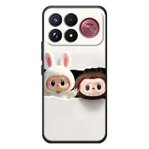 Чохол з принтом «Лабубу» для Xiaomi Poco F9 Ultra