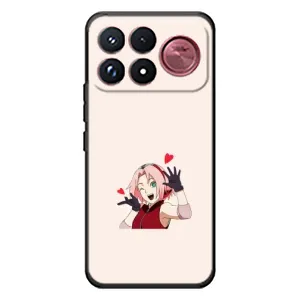 Чехлы Персонажи Аниме Наруто для Xiaomi Poco F9 Ultra (AlphaPrint) (Лайк Сакура)