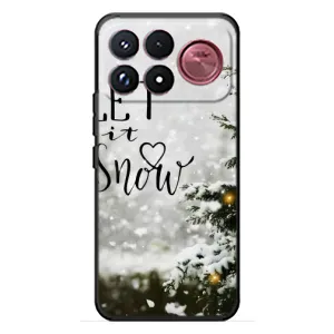 Чехол с принтом «Let it snow» для Xiaomi Poco F9 Ultra