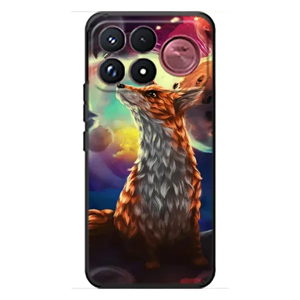Чехол с принтом «Лисица в космосе» для Xiaomi Poco F9 Ultra