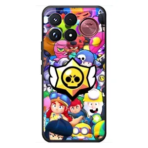 Чехол для Xiaomi Poco F9 Ultra Бравл Старс (VPrint) (Лого Brawl Stars)
