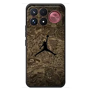 Чехлы для Xiaomi Poco F9 Ultra - с картинкой JORDAN (AlphaPrint) (Logo Jordan)