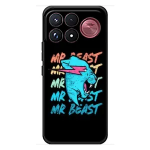 Чехлы Мистер Бист для Сяоми Поко Ф9 Ультра (logo Mr beast)