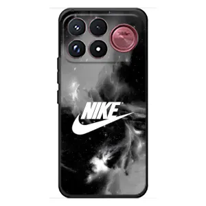 Чехол для Xiaomi Poco F9 Ultra - с принтом Найк (AlphaPrint) (Лого Найк)