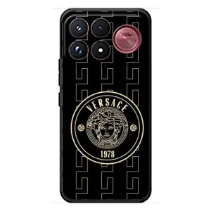 Чехлы VERSACE для Сяоми Поко Ф9 Ультра (PREMIUMPrint) (Лого Версаче)