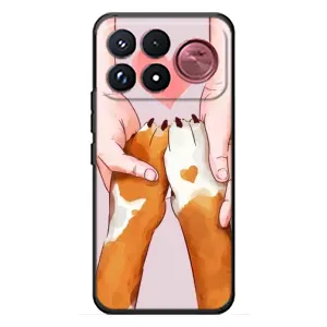 Чехлы с собаками для Xiaomi Poco F9 Ultra (VPrint) (Любовь к собакам)