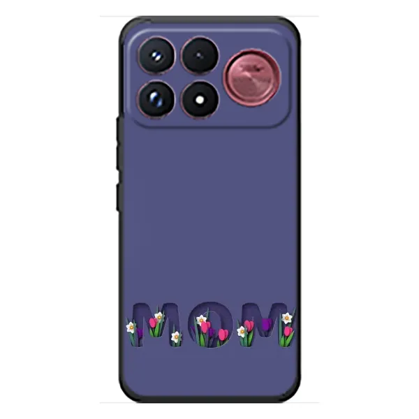Чохол з принтом «Мама в квітах» для Xiaomi Poco F9 Ultra