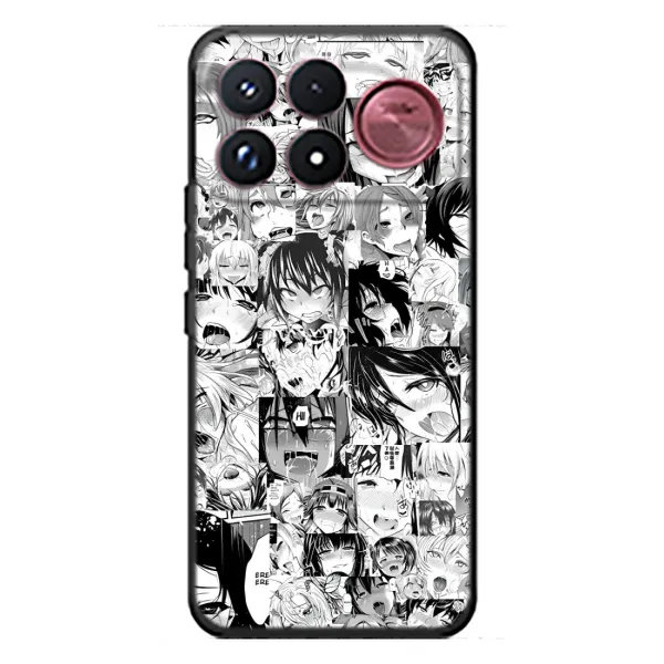 Чехол с принтом «Ahegao manga» для Xiaomi Poco F9 Ultra