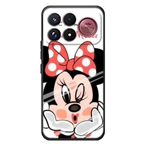 Эксклюзивный чехол для Xiaomi Poco F9 Ultra (AlphaPrint - Мультяшные) (Маус Минни)