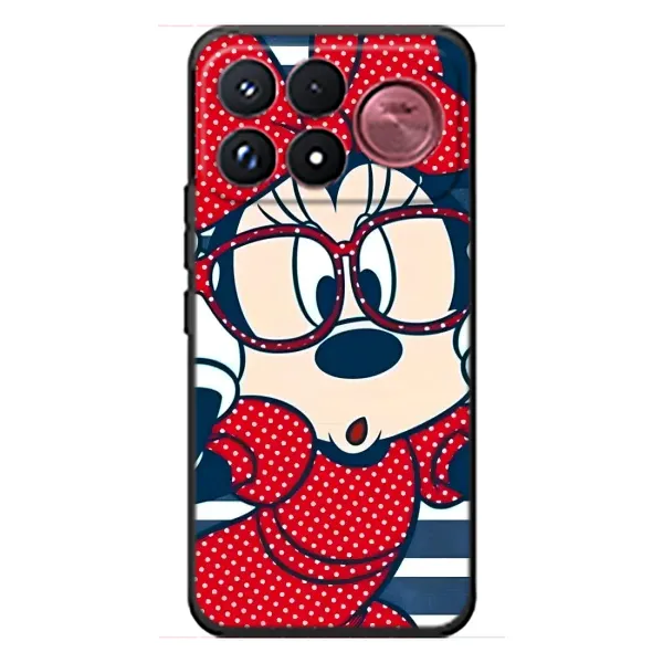Чехол с принтом «Маус в очках» для Xiaomi Poco F9 Ultra