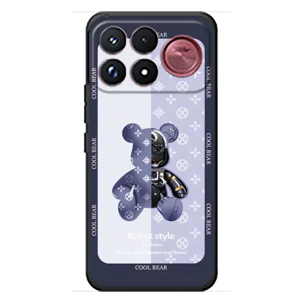 Чохол з принтом «Медведик LV» для Xiaomi Poco F9 Ultra