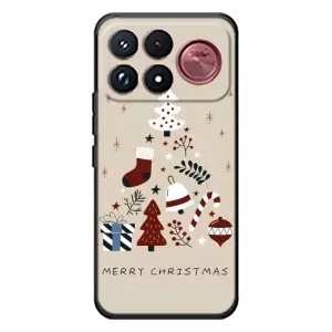 Рождественские, Праздничные Чехлы для Сяоми Поко Ф9 Ультра (Merry Christmas)