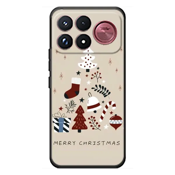 Чехол с принтом «Merry Christmas» для Xiaomi Poco F9 Ultra