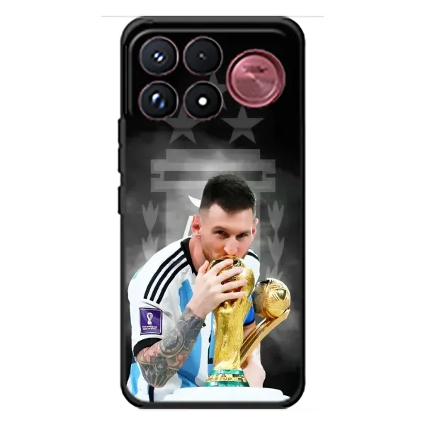 Чохол з принтом «Мессі Чемпіон» для Xiaomi Poco F9 Ultra